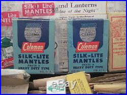 Vintage Coleman Lamp Stove Dealer Parts And Supplies Box Quick-lite Wichita Ks