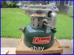 VINTAGE COLEMAN MINTY & UNFIRED 502 SINGLE BURNER STOVE WithBOX & PPRWK, JULY 1967