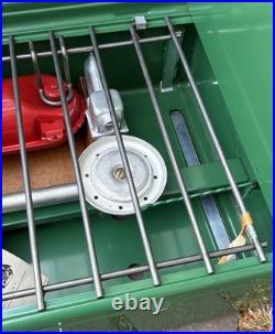 VINTAGE Coleman Model 413E Two Burner Gas Camp Stove in Original Box Exc Cond