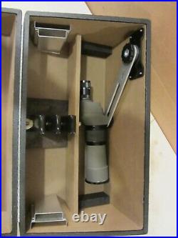 VTG GIL HEBARD 2 GUN PISTOL CASE RANGE BOX KOWA 11-33x 50mm SPOTTING SCOPE