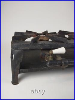 VTG Kenmore Gas Hot Plate Camp Stove Cast Iron 3 Burners Rare 828-658 UNTESTED