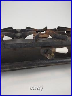 VTG Kenmore Gas Hot Plate Camp Stove Cast Iron 3 Burners Rare 828-658 UNTESTED