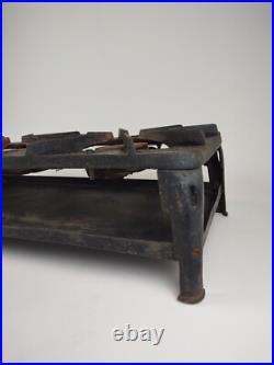 VTG Kenmore Gas Hot Plate Camp Stove Cast Iron 3 Burners Rare 828-658 UNTESTED