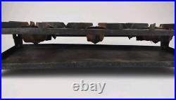 VTG Kenmore Gas Hot Plate Camp Stove Cast Iron 3 Burners Rare 828-658 UNTESTED