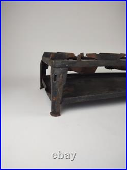 VTG Kenmore Gas Hot Plate Camp Stove Cast Iron 3 Burners Rare 828-658 UNTESTED