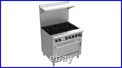 Venancio USA PRO36G-CO 36 Gas Range with (6) Open Burners, (1) Conv Venancio USA PRO36G-CO 36 Gas Range with (6) Open Burners, (1) Conv