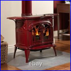 Vermont Castings Intrepid DV Gas Stove, Bordeaux Enamel, INDVRBDSB