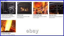 Vermont Castings Intrepid DV Gas Stove, Bordeaux Enamel, INDVRBDSB