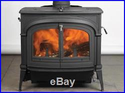 Vermont Castings Wood Stove Encore Catalytic Classic BLACK Cast Iron Flex Burn