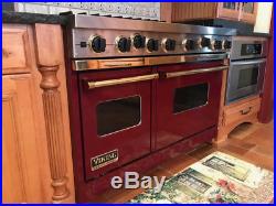 Viking 48 Range Stove VDSC485-6GSS Dual Fuel 6 Burners Grill Stainless