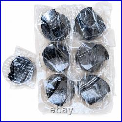 Viking OEM Black Chrome Range Knobs Set of 7 Burner & Oven VGIC53626BSS New