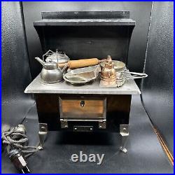 Vintage 1915 Western Electric Junior toy range stove Sample, style 6 Untested