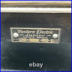 Vintage 1915 Western Electric Junior toy range stove Sample, style 6 Untested