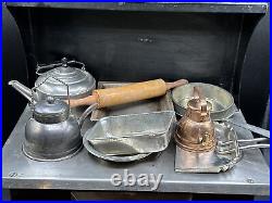 Vintage 1915 Western Electric Junior toy range stove Sample, style 6 Untested