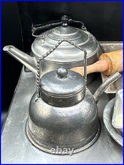 Vintage 1915 Western Electric Junior toy range stove Sample, style 6 Untested