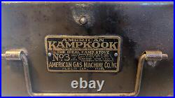 Vintage 1920's American Gas Machine Kampkook Stove No. 3