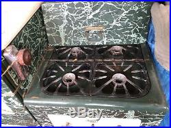 Vintage 1929 Magic Chef 4 Burner Stove Top 2 Oven Warmer Gas Rare Antique Range
