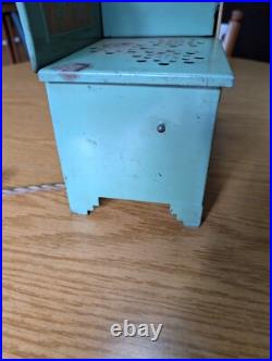 Vintage 1930s Child's Metal Toy Stove Oven Metal Ware Still Works