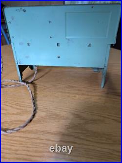 Vintage 1930s Child's Metal Toy Stove Oven Metal Ware Still Works