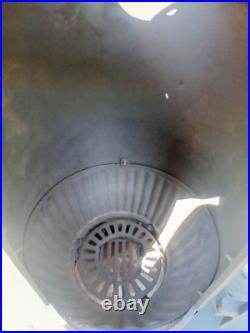 Vintage 1942 Bellaire Pine Oak Cast Iron Pot Belly Wood Burning Stove #219