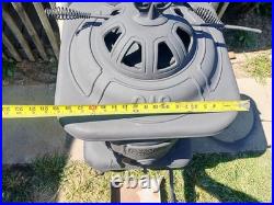 Vintage 1942 Bellaire Pine Oak Cast Iron Pot Belly Wood Burning Stove #219