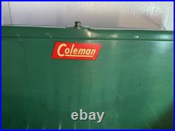 Vintage 1960s Coleman Model 413E Two Burner Gas Camp Stove With Legs/Towel Rack