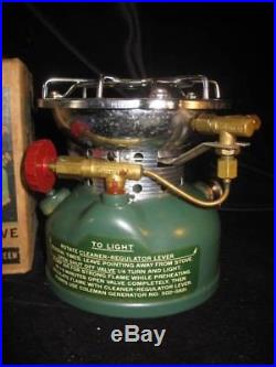 Vintage 1965 COLEMAN 502 700 Green SPORTSTER STOVE NOS Unused! CLEAN withBOX