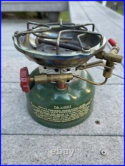 Vintage 1966 Coleman Sportster Camp Stove Model 502-700 W Box And Manual