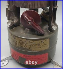 Vintage 1966 M-1950 Stove. Gasoline Burner witho Case. With Box