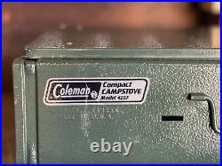 Vintage 1970's Coleman 2-Burner Gas Camp Stove Model 425F