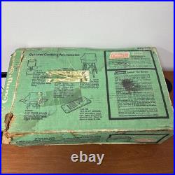 Vintage 1970s Coleman 2- Burner Camp Stove Model 425F499 with Original Box