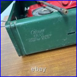 Vintage 1970s Coleman 2- Burner Camp Stove Model 425F499 with Original Box
