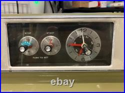 Vintage 1970s GE Avocado Green Electric Range Oven Stove Mid Century Retro