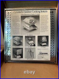 Vintage 1988 Pyromid Outdoor Cooking System Oven, Stove, Roaster, Smoker NEW