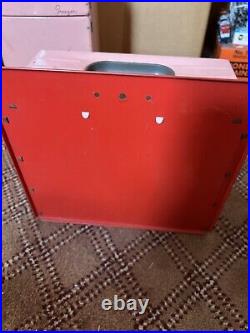 Vintage 50s Wolverine Tin Pink Toy Kitchen Set Fridge Stove Sink Washing Machine