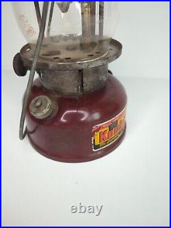 Vintage AGM Kooklite KL-2 Lantern/Stove Missing Cooker Top Untested