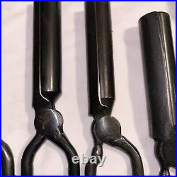 Vintage ANDCO Model 463 Thermal Ceramic Curling Iron Stove w 9 Curling Irons