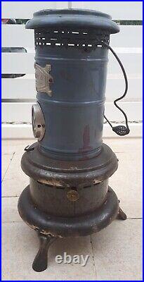 Vintage ATLANTIC-A Kerosene Oil Heater Made in U. S. A