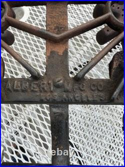 Vintage Albert MFG. Co. Two Burner Propane Stove, Los Angeles, Ca