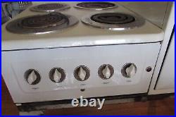 Vintage Antique 1937 Universal Electric Porcelain Farmhouse Stove/Oven #2065
