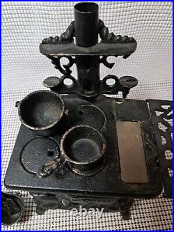 Vintage Antique Cast Iron American ATF Wood Stove Salesman Sample