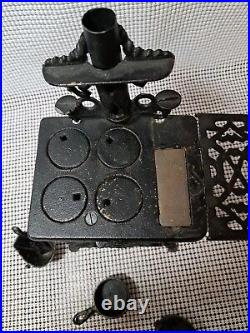 Vintage Antique Cast Iron American ATF Wood Stove Salesman Sample