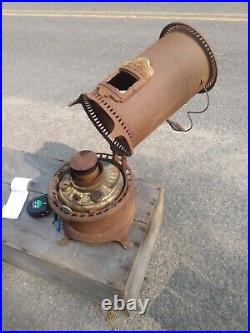 Vintage Antique Metal BARLER Mfg. Kerosene Oil Heater Burner for parts or repair