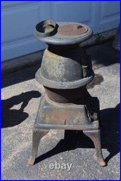 Vintage Antique Potbelly Atlanta Stove Works Stove No. 40 1889 Conestoga