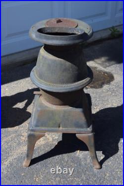 Vintage Antique Potbelly Atlanta Stove Works Stove No. 40 1889 Conestoga