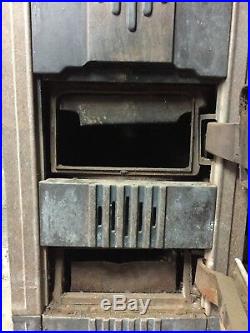 Vintage Athens Stove Wood Furnace Heater Circulator Old Iron 1930's Antique