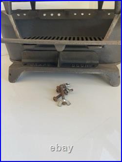 Vintage Atlanta Stove Works Sportsman Cast Iron Hibachi Grill Portable BBQ NEW