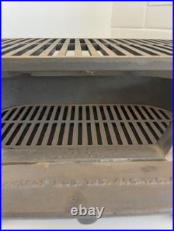 Vintage Atlanta Stove Works Sportsman Cast Iron Hibachi Grill Portable BBQ NEW