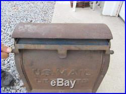 Vintage CI Anderson Stove Co Indiana Community U. S. Mail Mailbox From Bronx NY