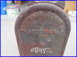 Vintage CI Anderson Stove Co Indiana Community U. S. Mail Mailbox From Bronx NY